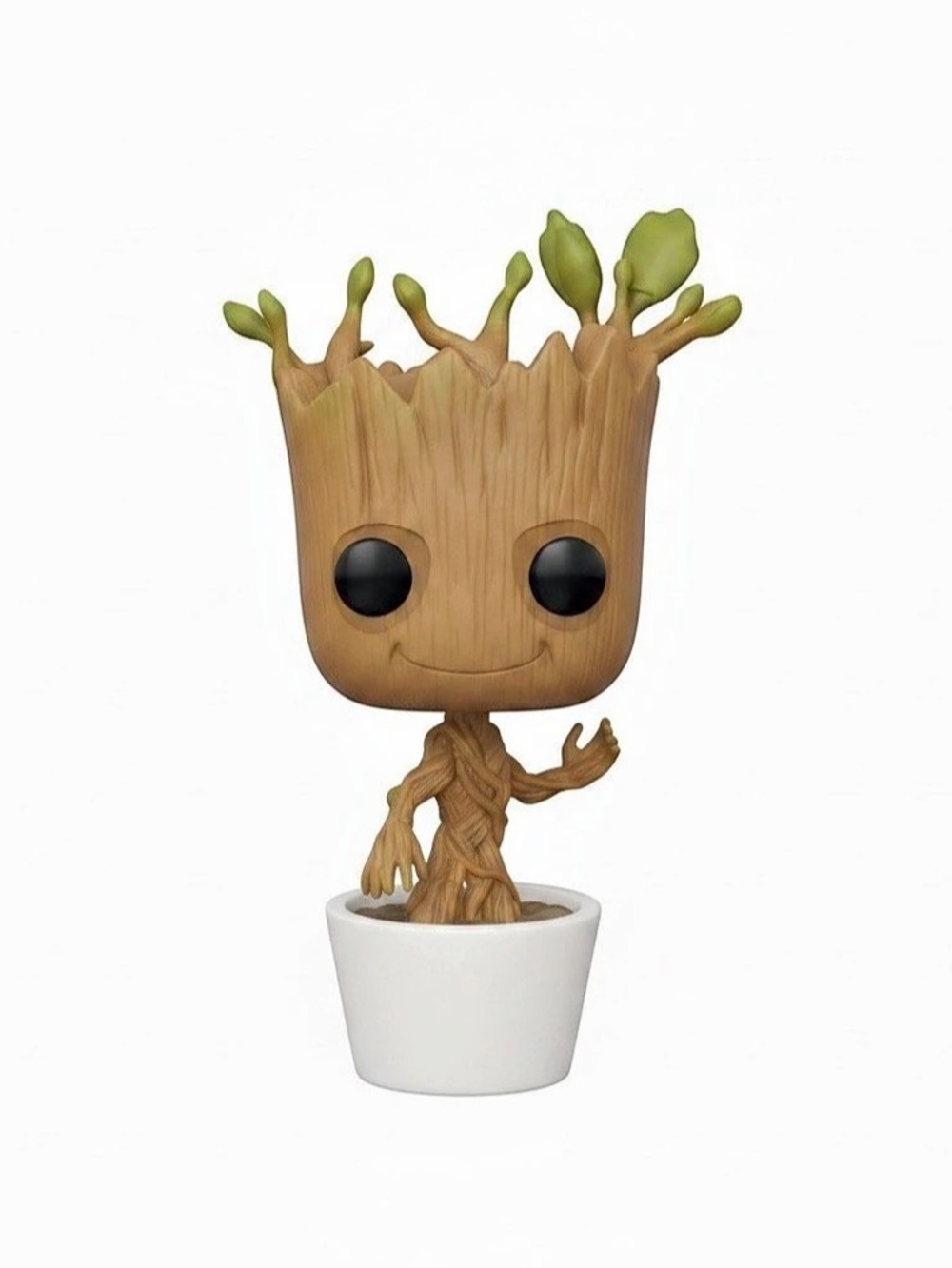 Funko Dancing Groot #65 Potted Figure Brown & White no box or plastic insert inc